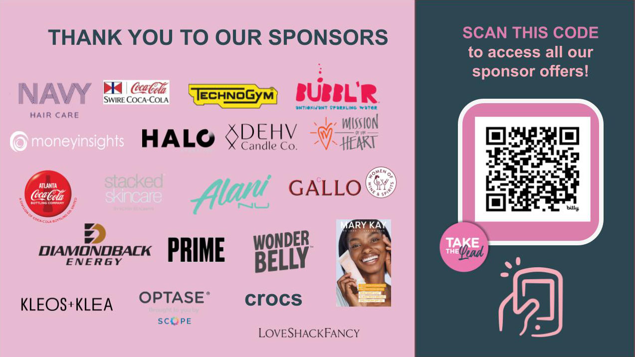 Take the Lead Sponsor Slide 2025